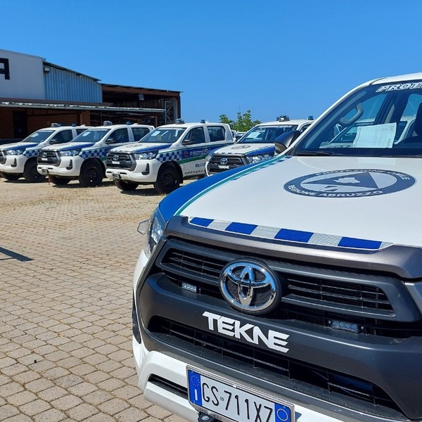 Formazione sui PICKUP AIB Protezione Civile Regione Abruzzo