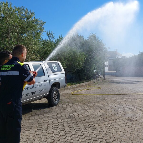 Formazione sui PICKUP AIB Protezione Civile Regione Abruzzo