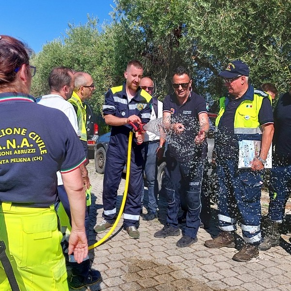 Formazione sui PICKUP AIB Protezione Civile Regione Abruzzo