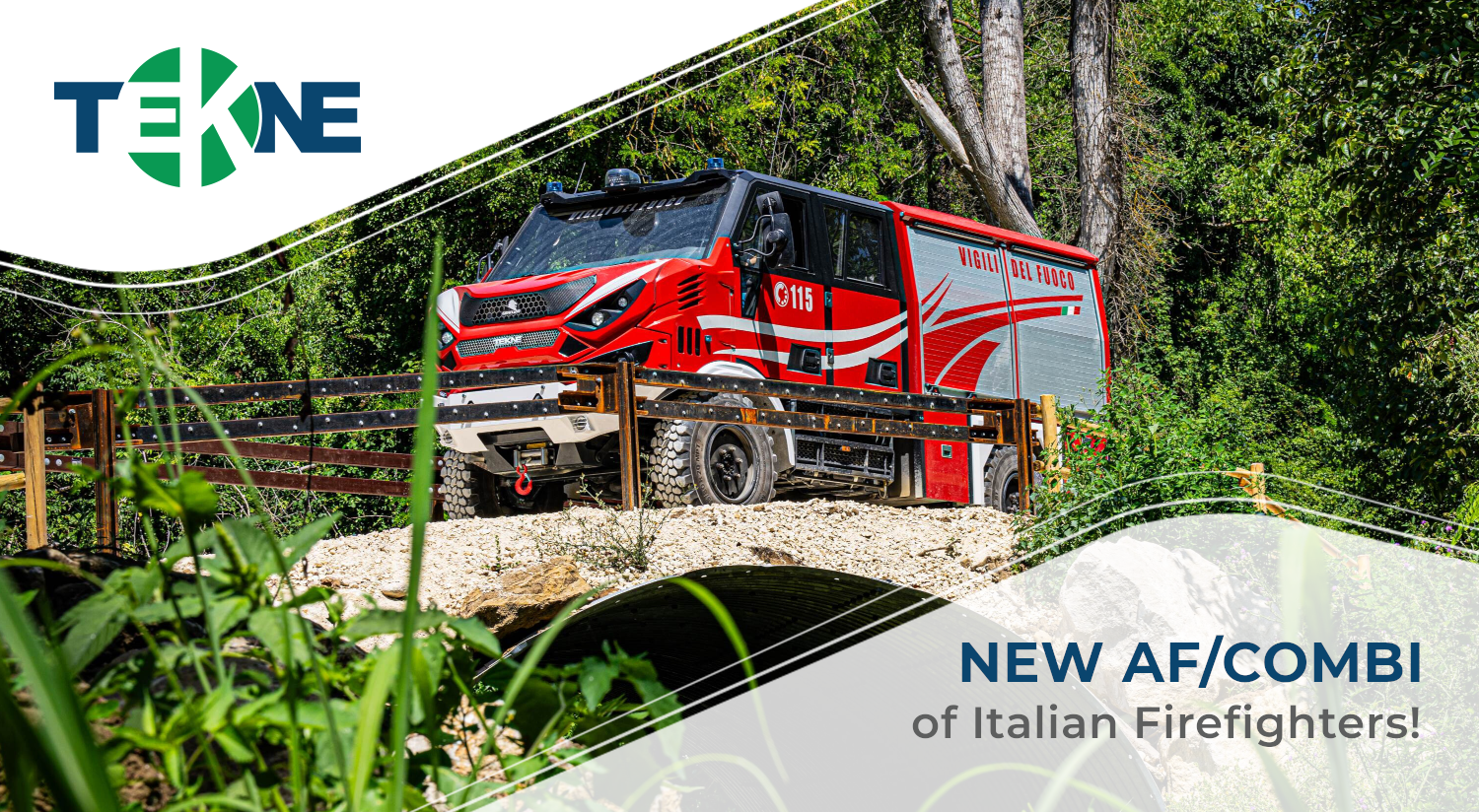 The new GRAELION AF/COMBI delivered in Rome to the National Fire Brigade Corps